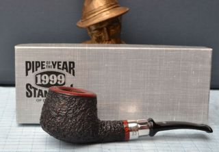 Top Stanwell Year Pipe 1999 Silver Design By Tom Eltang 9 Mm Filter