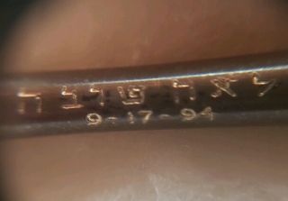 JUDAICA Sterling Silver JEWISH Torah Pointer Yad Stick Engraved and Dated 4