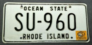 Rhode Island 1975 License Plate.