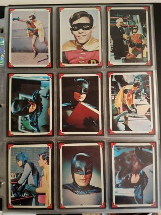 Topps 1966 Batman Complete Photo 38 Card Set 1 - 38 Robin Adam West Burt Ward