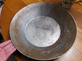 Vintage Leadville Colorado Miners Metal Gold Panning Pan 16 " Inch Dia.