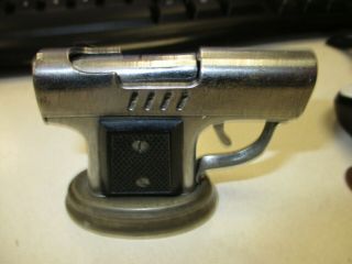 Vintage Gun Lighter On Stand Made in Occupied Japan Continental York 2