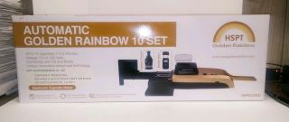 Hspt Automatic Golden Rainbow 10 Set Electronic Cigarette Rolling Machine