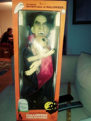 Telco Halloween Motionette Glow - Head Vampire Dracula 24 " Figure - Electric - Rare