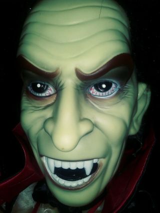 Telco Halloween Motionette Glow - Head Vampire Dracula 24 