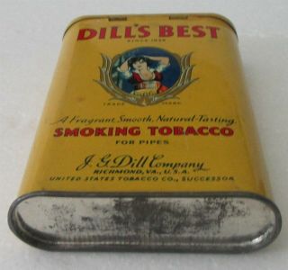 Vintage Dill ' s Best Smoking Tobacco Tin 4