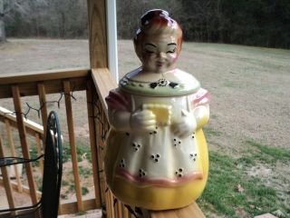 Vintage - American Bisque - Little Old Lady - Granny - Cookie Jar - - " Not A Repo "