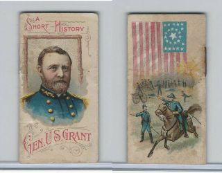 N78 Duke,  Histories Of Generals,  Civil War,  1889,  Grant,  U.  S.