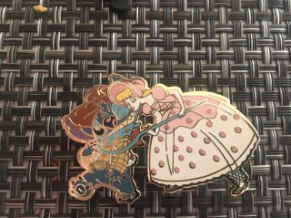 Disney Shopping Pin.  Bo Peep And Stitch.  Gold Backed Artist Proof.  Le1 Toy Story