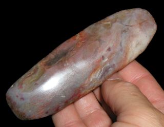 Gorgeous Color Flint Gouge Or Adze India Artifact Neolithic Egypt Rz