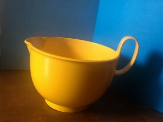 Vintage Dansk Gourmet Designs Batter Bowl,  3 1/2 Qt Sunshine Yellow Large