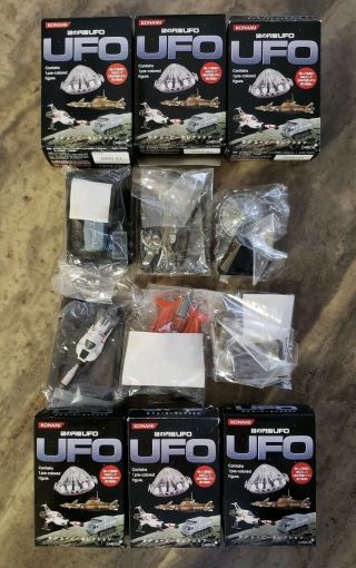 Konami Ufo Shado Vehicle Set Of 6 Gerry Anderson