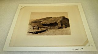 Authentic Edward S Curtis Photogravure Desert Cahuilla Home 1926