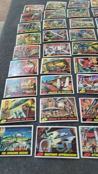 1962 Topps Mars Attacks Card Complete Set of 55 Cards Great Shape 2