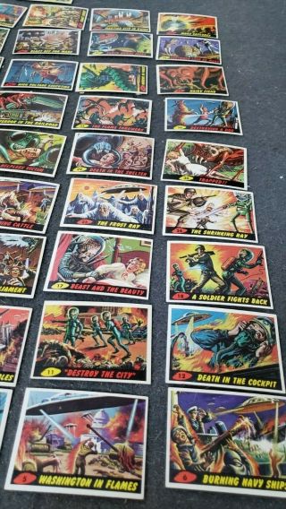 1962 Topps Mars Attacks Card Complete Set of 55 Cards Great Shape 3