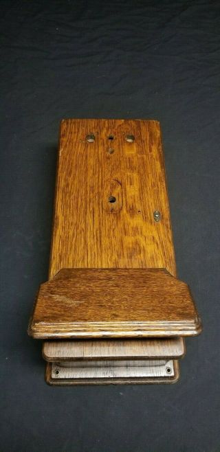 Antique Western Electric Oak Hand Crank Wall Phone Case