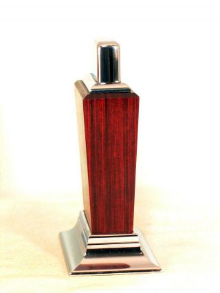 Roseart 1959 wood table lighter - Pine Valley Golf Club (1 USA Golf Course) - NOS 7