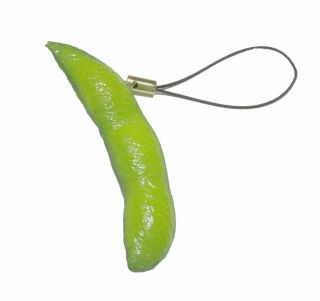 Sample Of Food Cell Phone Strap Edamame