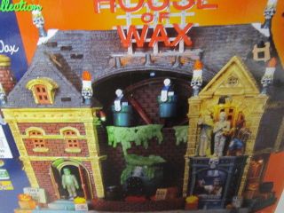Lemax Spooky Town Halloween Village House Of Wax Lights And Animated