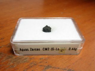 Aguas Zarcas CM2 0.  44g Crusted Costa Rica Fall of Carbonaceous Chondrite 3