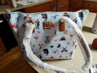 Disney Parks Exclusive Dooney Bourke Purse Tote Out To Sea With Tag