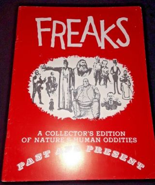 Vintages Book On Human Freak Circus Side Show Published In 1963 A 1