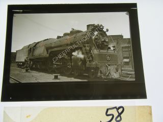 Vintage Photo Film Positive B&o 5360 4 - 6 - 4 Steam Loco From Negative 4a58