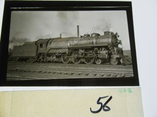 Vintage Photo Film Positive B&o 5350 4 - 6 - 4 Steam Loco From Negative 4a56