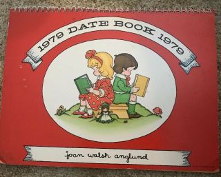 Joan Walsh Anglund Collectible Date Book Calendar 1979 Pictures