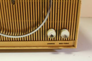 Vintage 1959 Zenith model S - 46352 table radio,  and 4