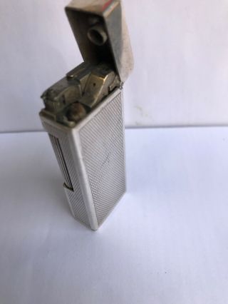 Dunhill Auto Rollalite Lighter Petrol Wick Rare Size C1930s N/r