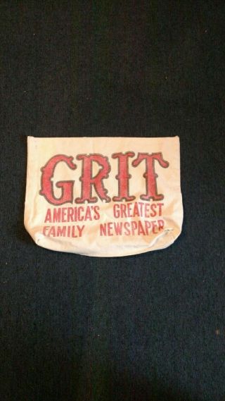 Grit Newspaper Satchell - Canvas