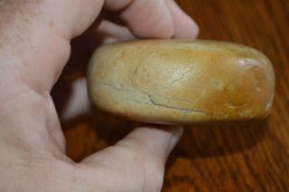 Outstanding Tan & Cream Flint Mississippian Biscuit Discoidal Pemiscot Co,  Mo 5