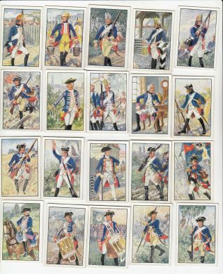 Military Age Of Frederick The Great Full Set 240 German Cig Cards Sturm 1932
