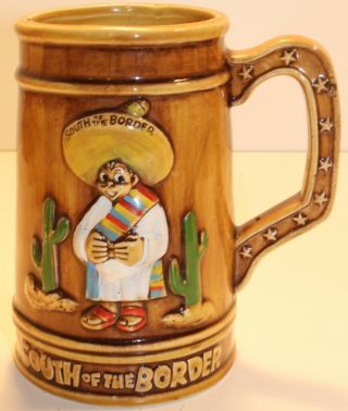 Mug North Carolina Souvenir South Of The Border Cup Beer Stein Pepe 5.  5 "