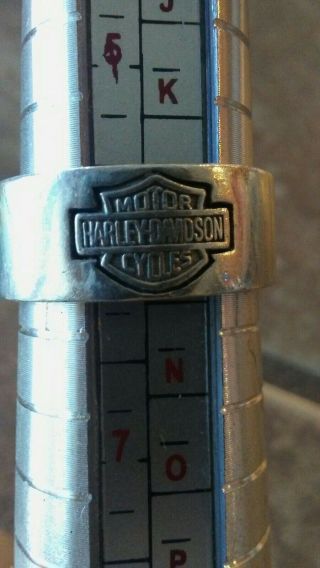 Harley Davidson Sterling Silver Ring