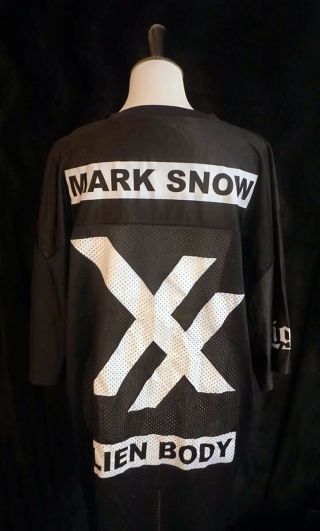 X - Files Mark Snow Hockey Jersey Mulder Scully Crew Rare