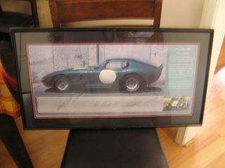Signed Print - Cobra Daytona Coupe