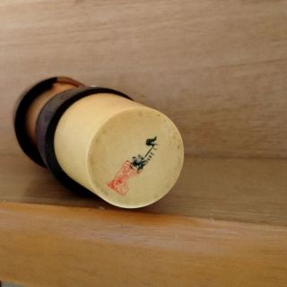 8.  7 inch Cute Kokeshi Wooden Doll by Usaburo Japanese traditinal craft 7