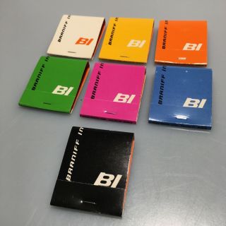 Braniff International Airlines Matches Rare Full Set Of 7 Colors