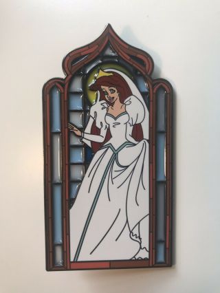 Ariel Prince Eric Stained Glass Fantasy Pins