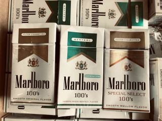 118 Marlboro Light Empty Cigarette Boxes Packs Tobacco Crafts Art Projects