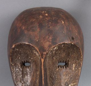 Antique Authentic,  African Congo,  Lega Tribal,  Carved Wood Ceremonial Mask,  NR 4