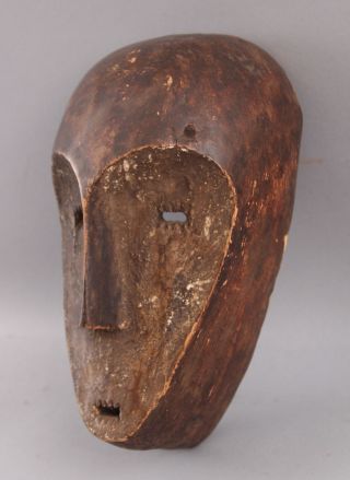 Antique Authentic,  African Congo,  Lega Tribal,  Carved Wood Ceremonial Mask,  NR 6
