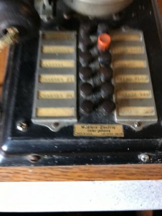 Western Electric 311w Antique Vintage Interphone Telephone 3