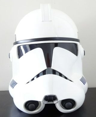 Star Wars Master Replicas Sw - 144 Clone Trooper Helmet Mask Bust Statue Defect 1