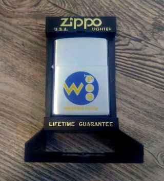 Vintage Zippo Lighter " Warren Pump Company " Logo