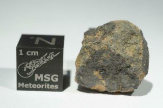 Allende 4.  07g Meteorite individual carbonaceous Chondrite CV3 Fell Mexico 1969 2