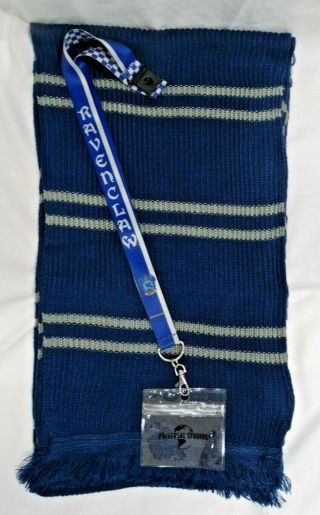 Universal Studios The Wizarding World Of Harry Potter Ravenclaw Scarf & Lanyard