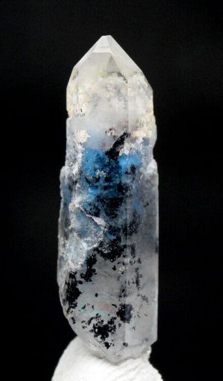 Rare Papagoite Quartz Crystal Cluster Mineral Specimen Messina Mine S.  Africa